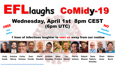 EFLtalks Laughs CoMidy-19 Men